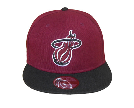 NBA Miami Heat NE Snapback Hat #128